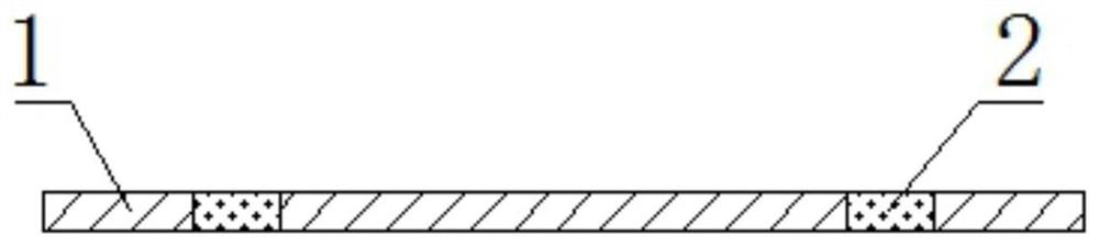 Adapter plate easy for SIP packaging bottom filling and manufacturing method thereof