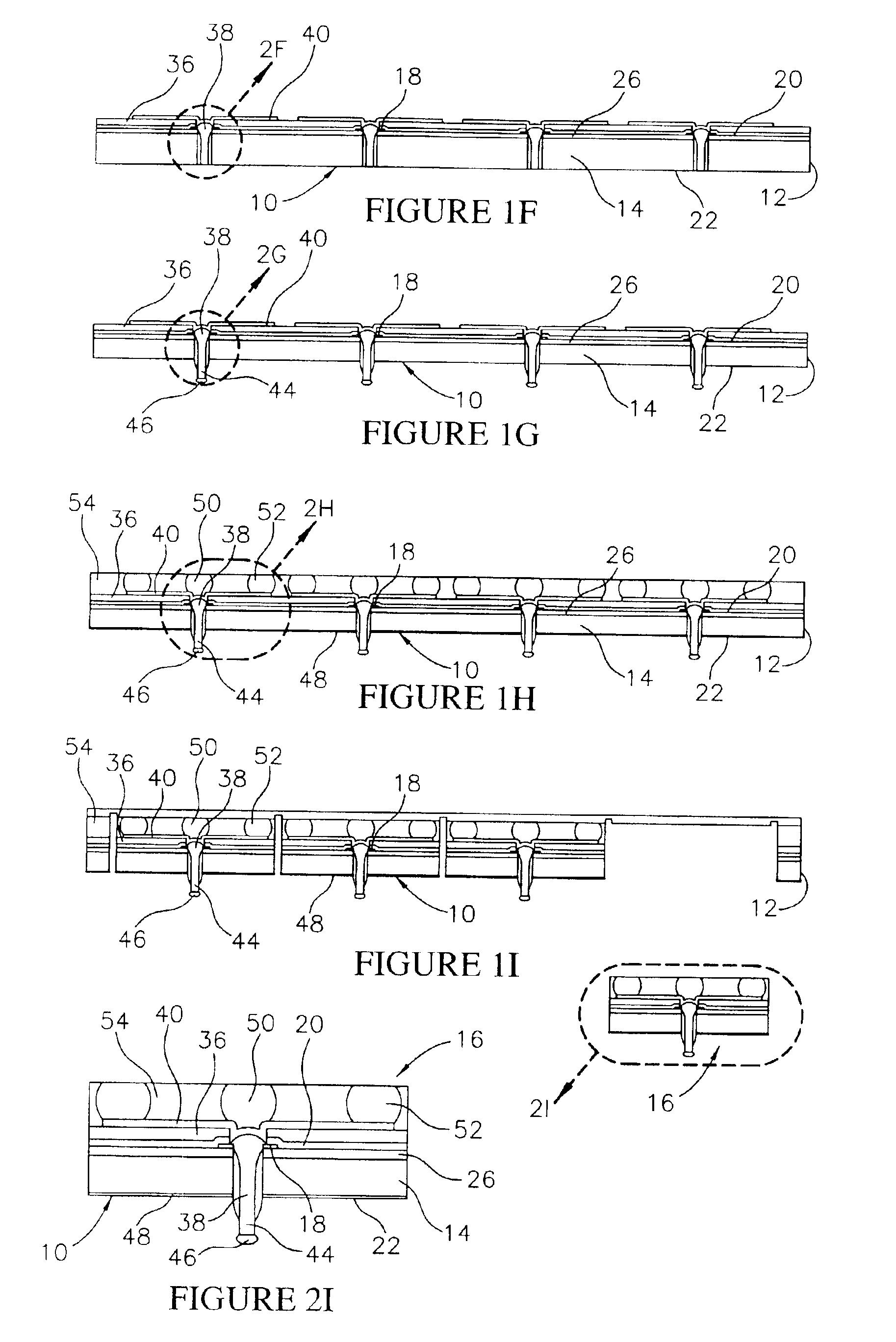 Semiconductor component having backside pin contacts