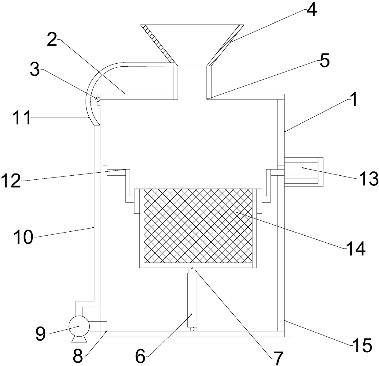 Aquatic product cleaning and draining device