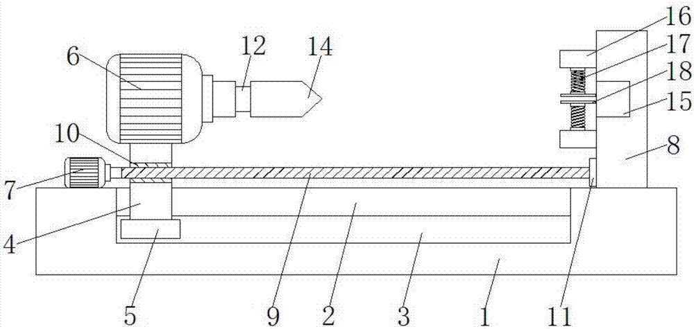 Steel pipe inner wall edge burr grinding device