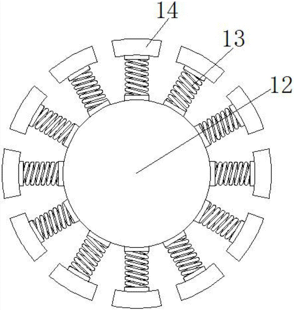 Steel pipe inner wall edge burr grinding device