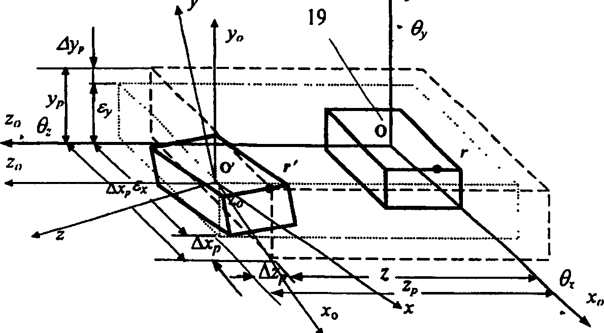 Linear movement reference device of cylindricity instrument with laser penetrance and reflection monitoring compensation