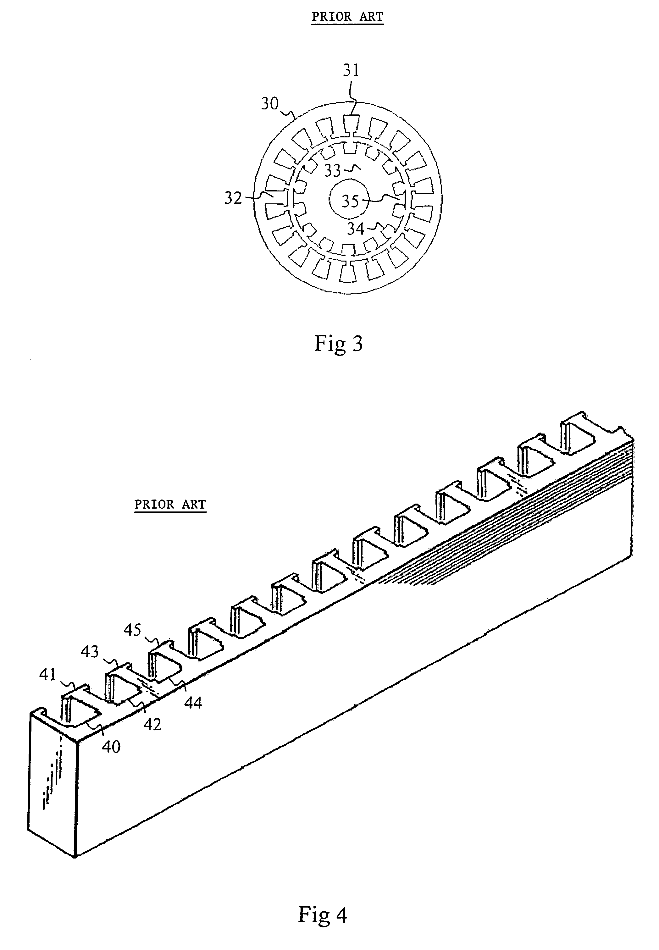 Reduction of harmonics in an electric motor