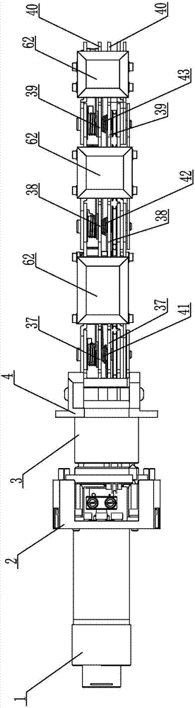 Three-finger-three-knuckle under-actuated mechanical arm with finger tail end path being controllable