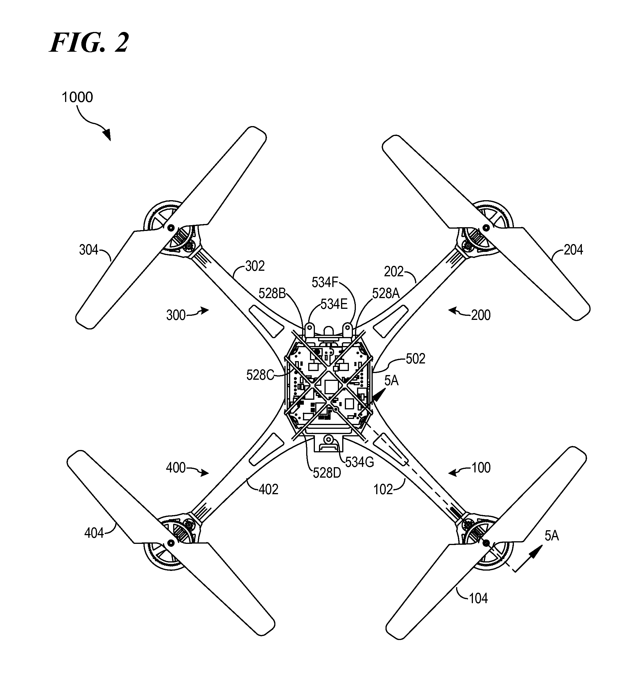 Rotorcraft with integrated light pipe support members