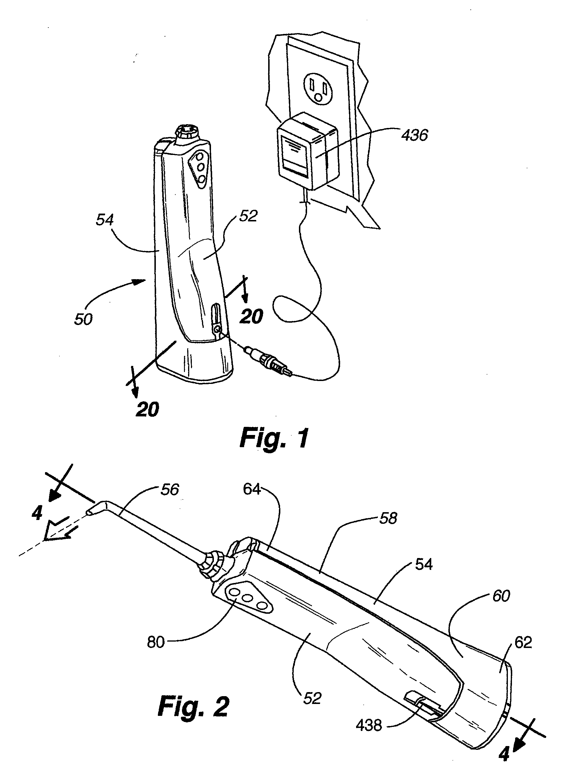 Hand held oral irrigator