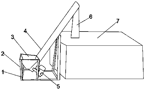 A water removal device before organic waste treatment