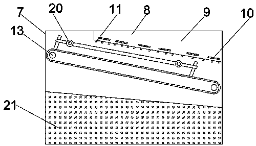 A water removal device before organic waste treatment