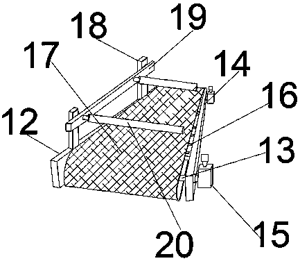 A water removal device before organic waste treatment