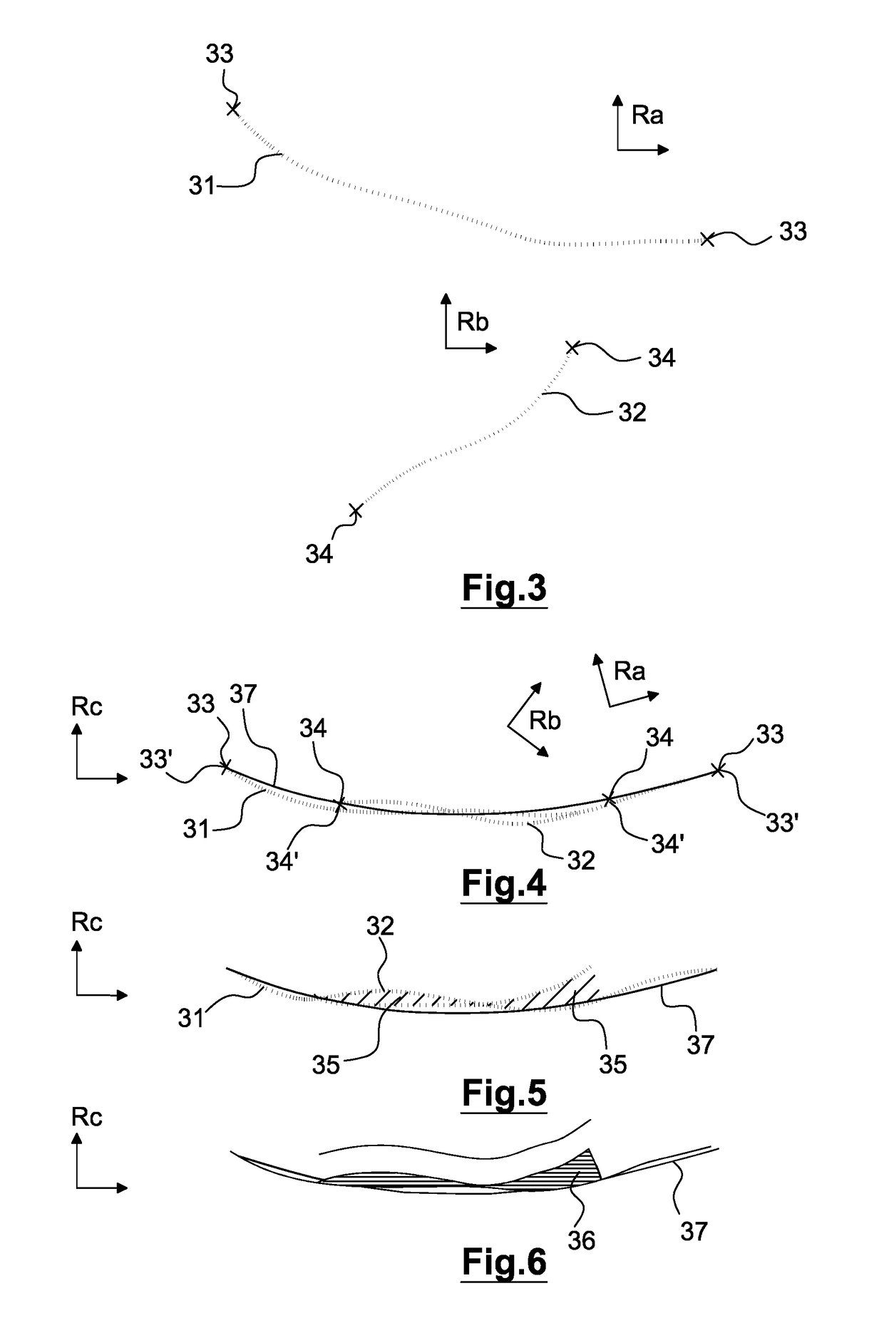 Device and method for correction of geometrical differences of the surfaces of parts to be assembled at the assembly interface