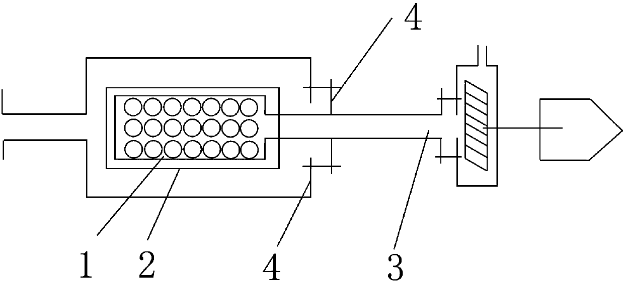 Transfer pump filter with bag-shaped filter screen