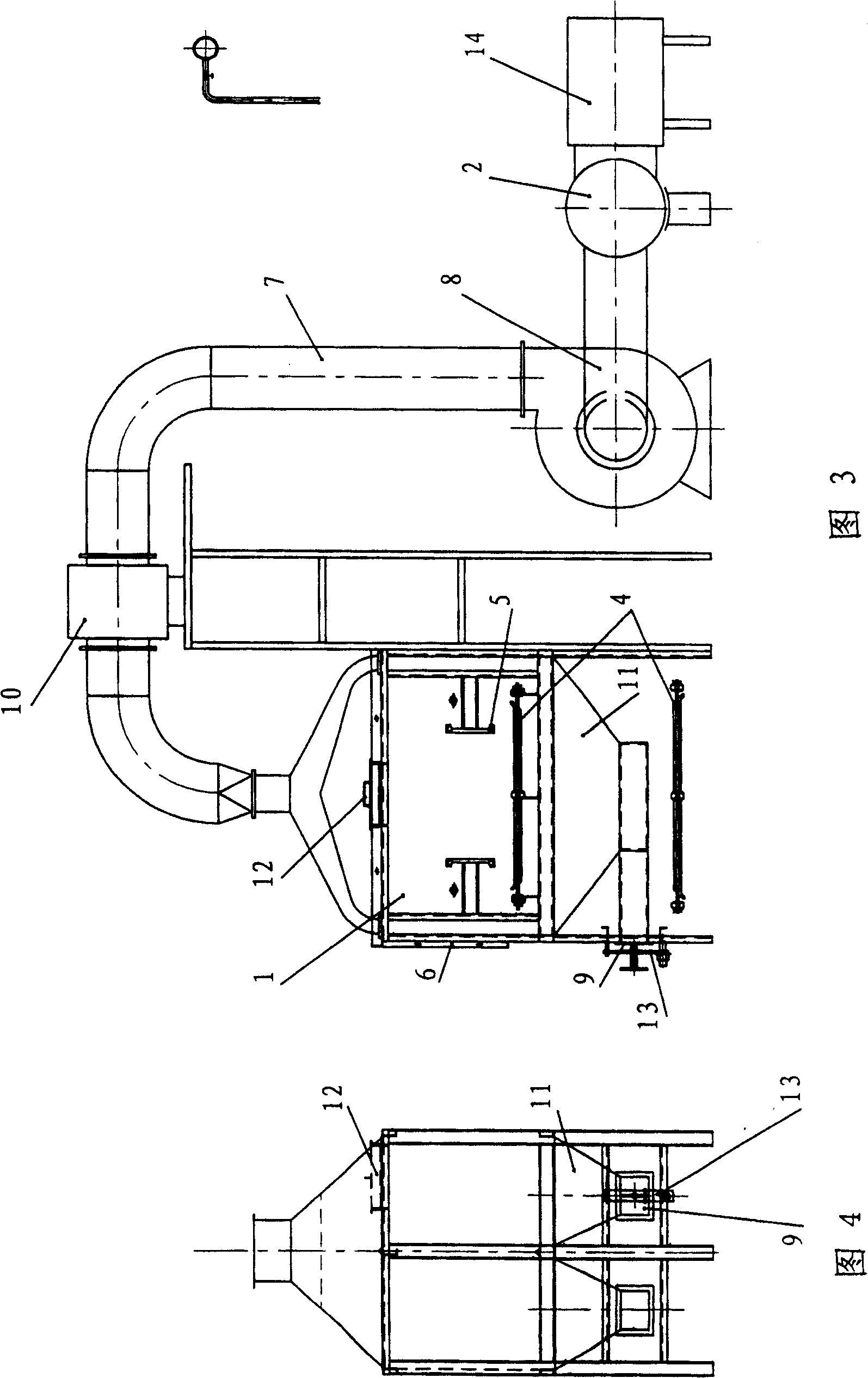 Pelletizing drying technology and equipment for smelting alusil alloy