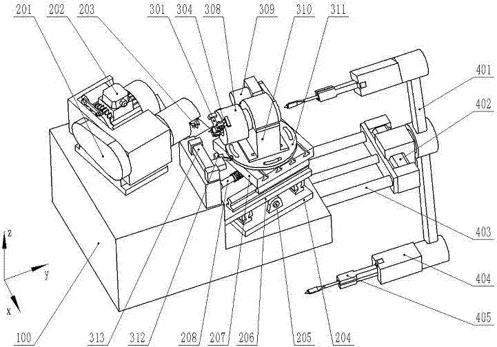 Automatic flexible processing device and processing method for special-shaped bar