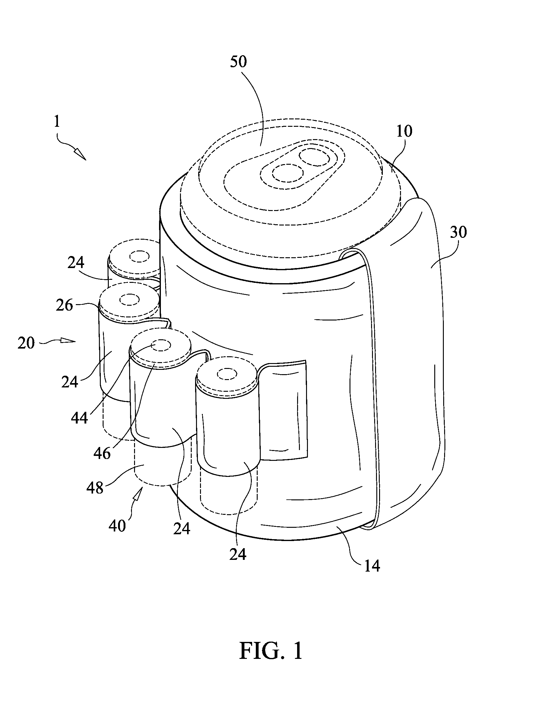 Ammunition-holding beverage insulator