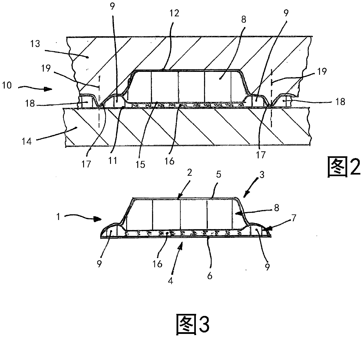 Vehicle sandwich component and method for producing a vehicle sandwich component