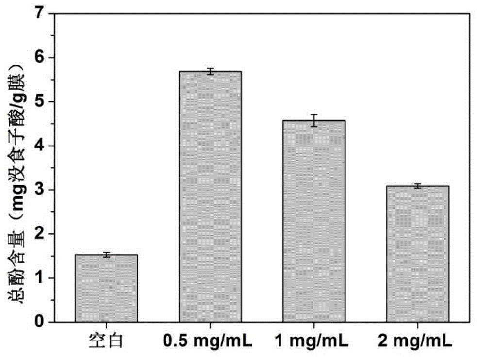 Edible film with continuous antioxidant function and preparation method and application thereof