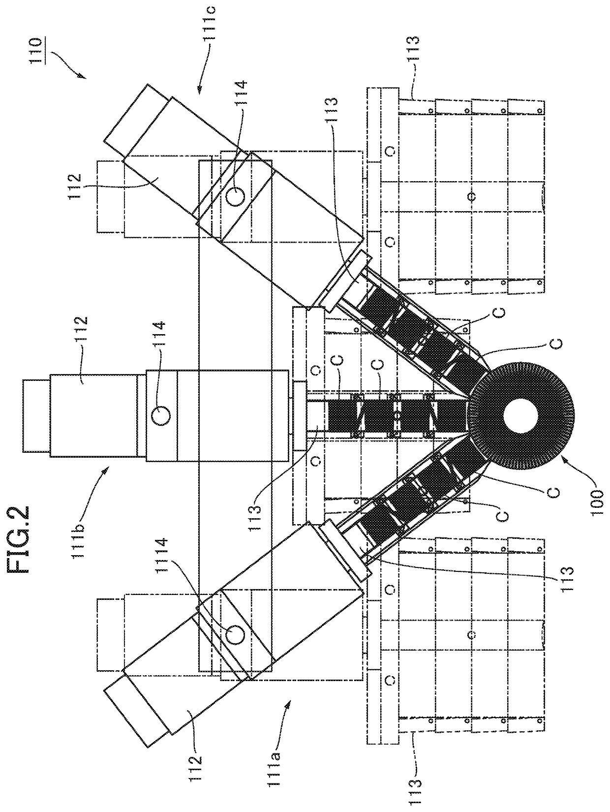 Coil insertion method and coil insertion device