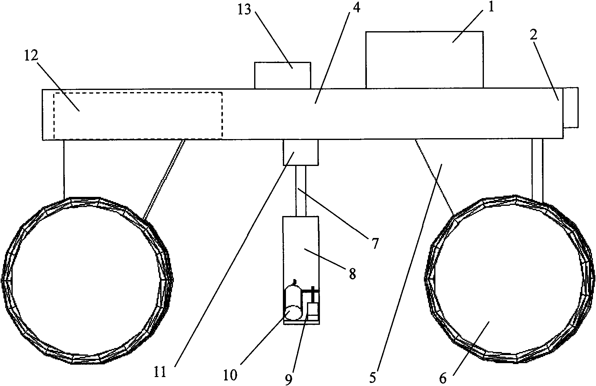 Laser weeding robot