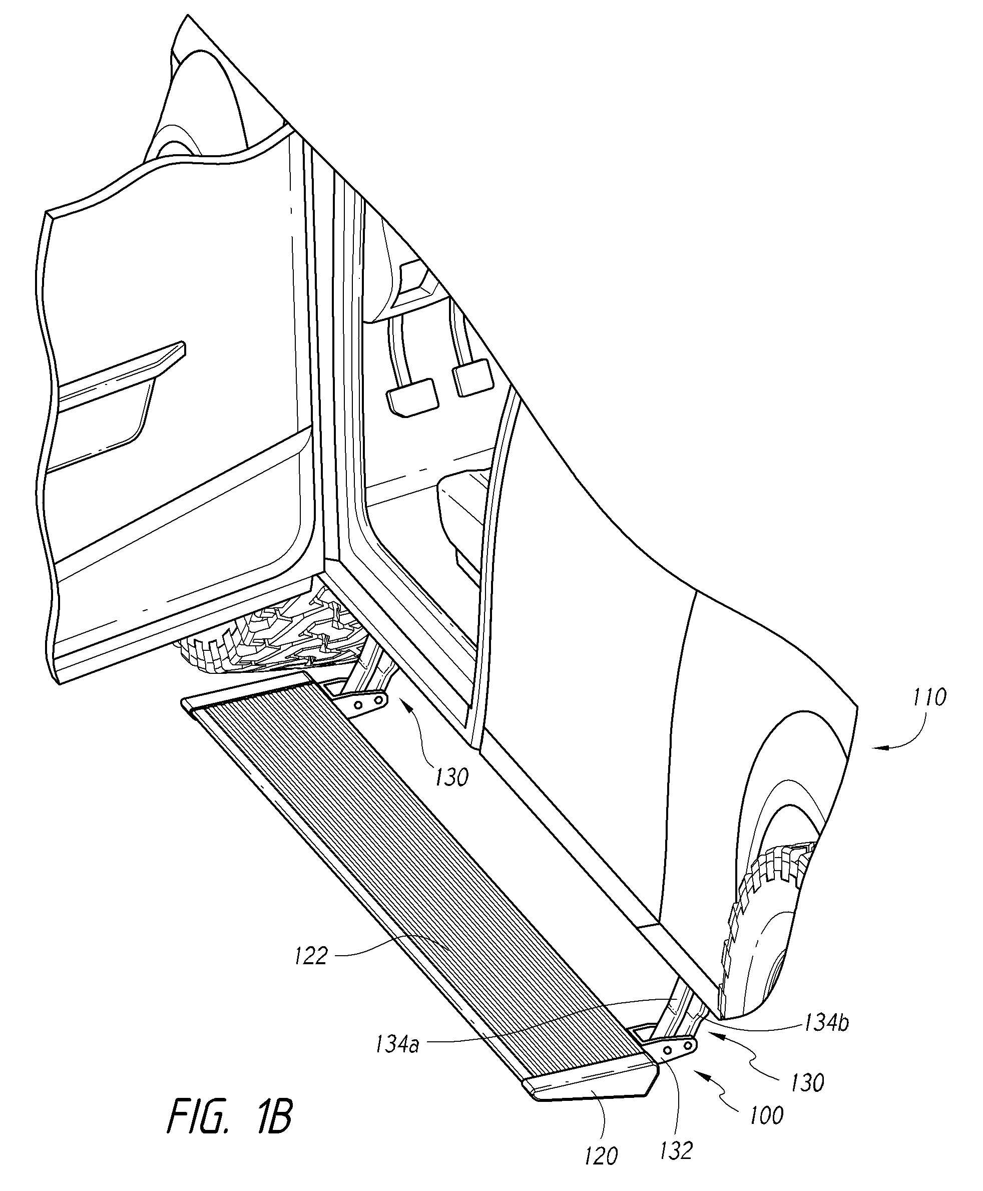 Automated retractable vehicle step