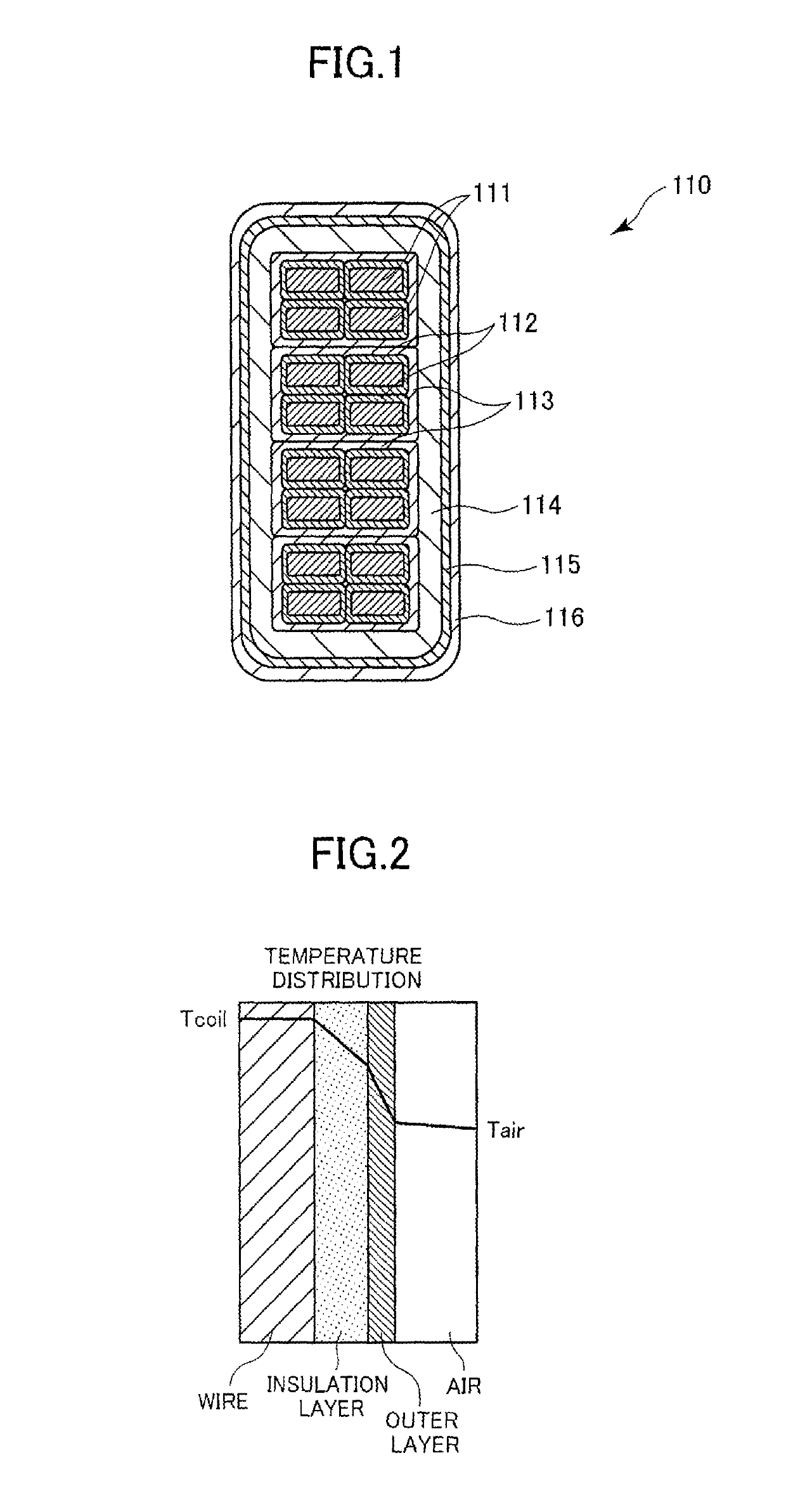 Rotating electrical machine coil