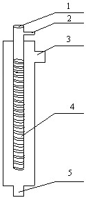 Device for determining mercury content with different forms in coal-burning flue gas and its application