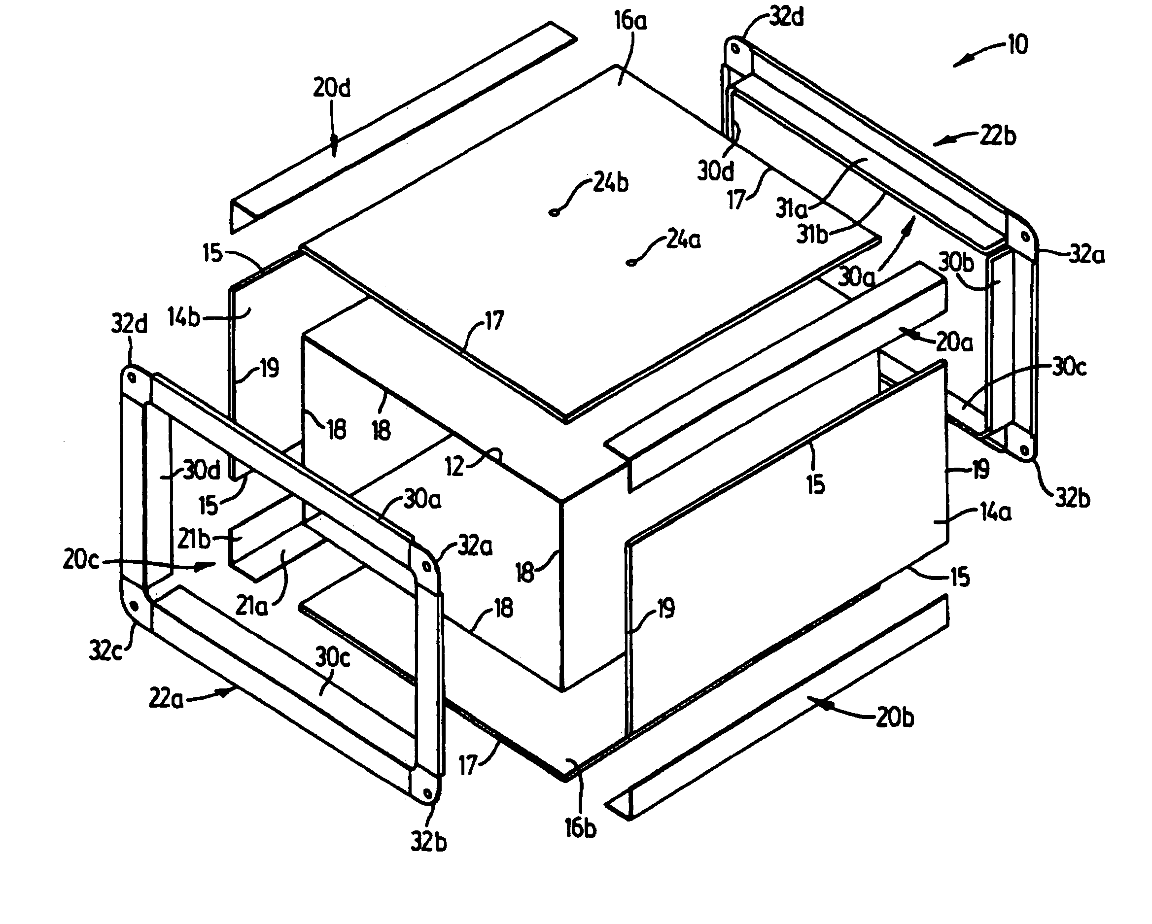 Apparatus for a fire-rated duct