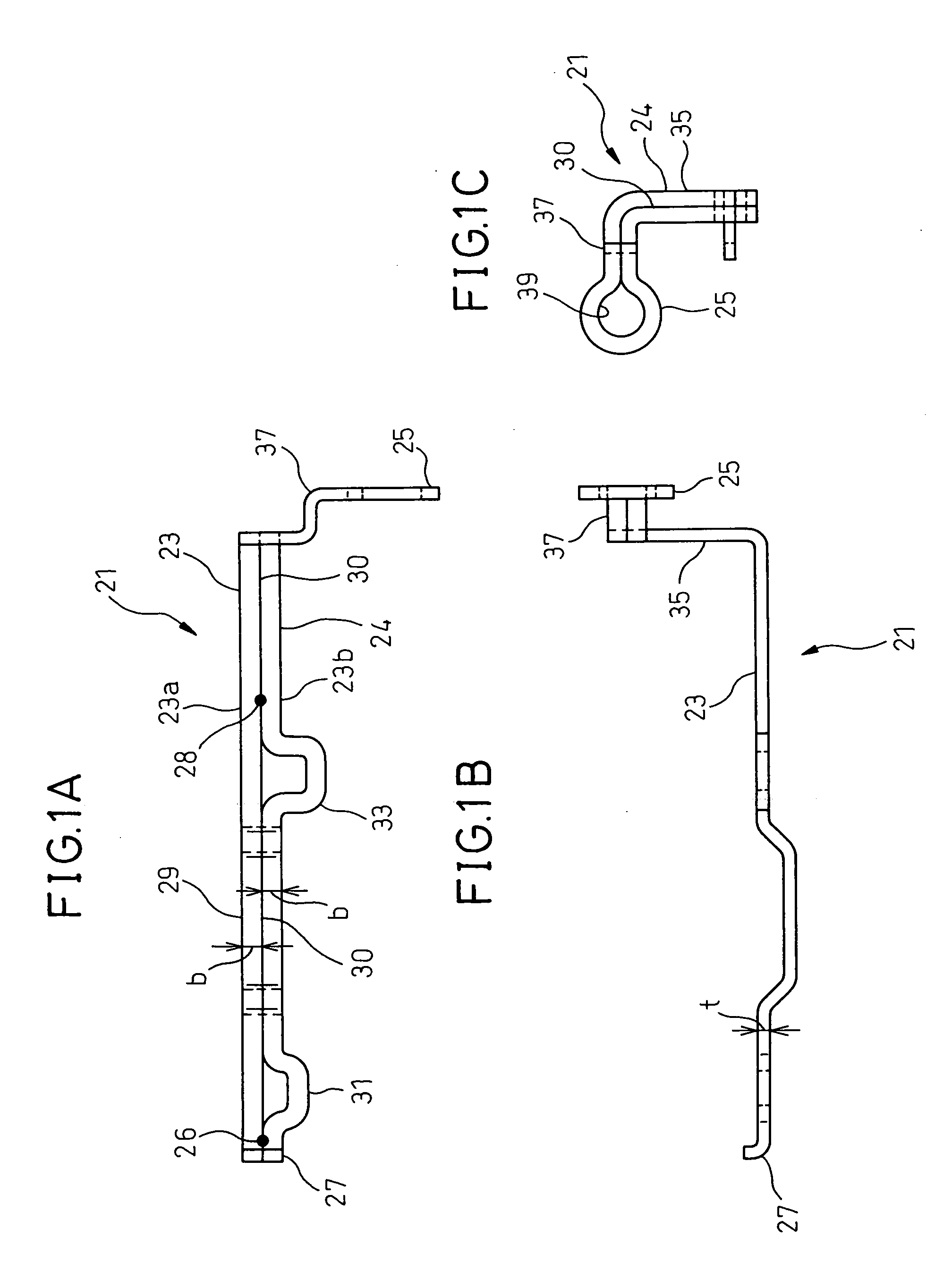 U-turn bus bar