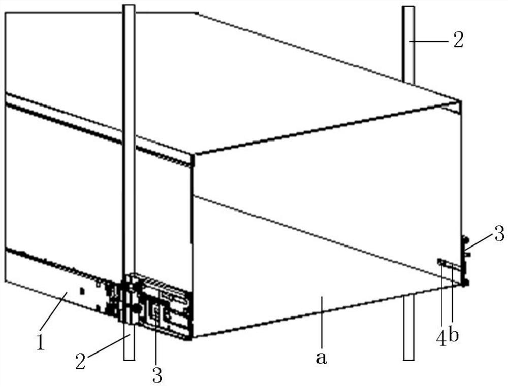 Server cabinet and server anti-vibration stabilizing mechanism thereof