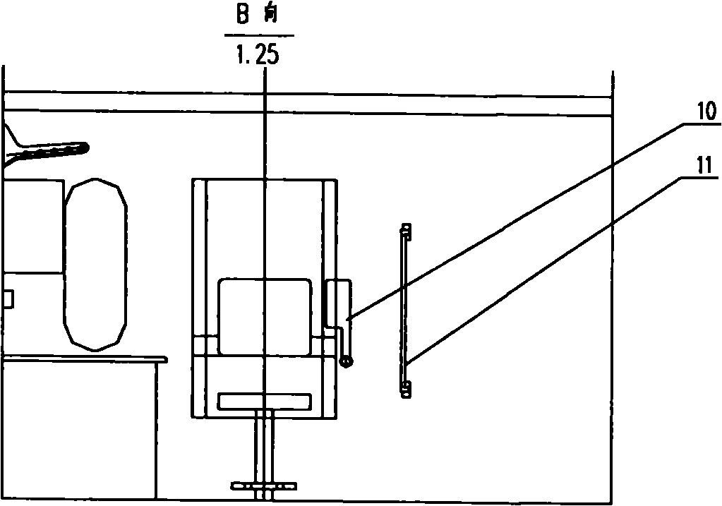 Broad-gauge passenger train watching system