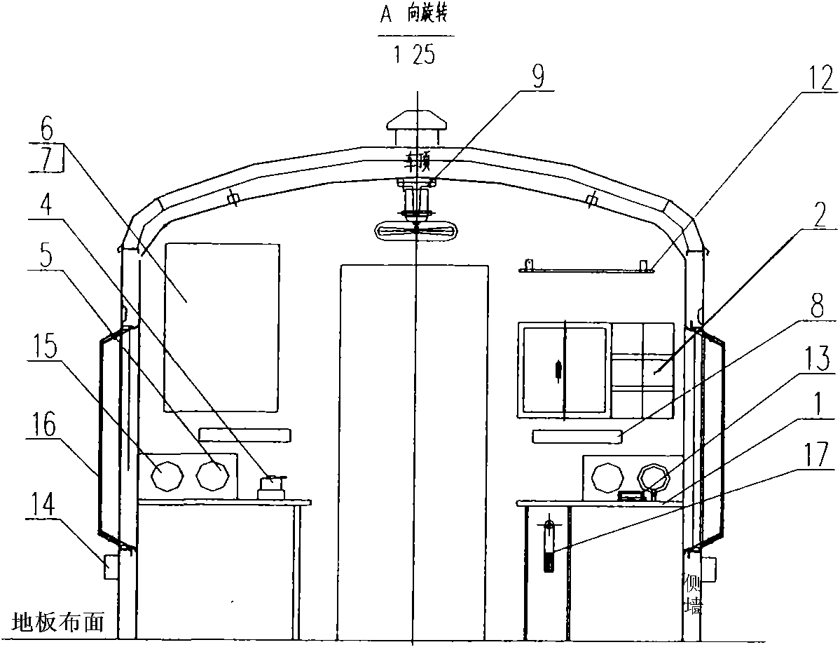 Broad-gauge passenger train watching system