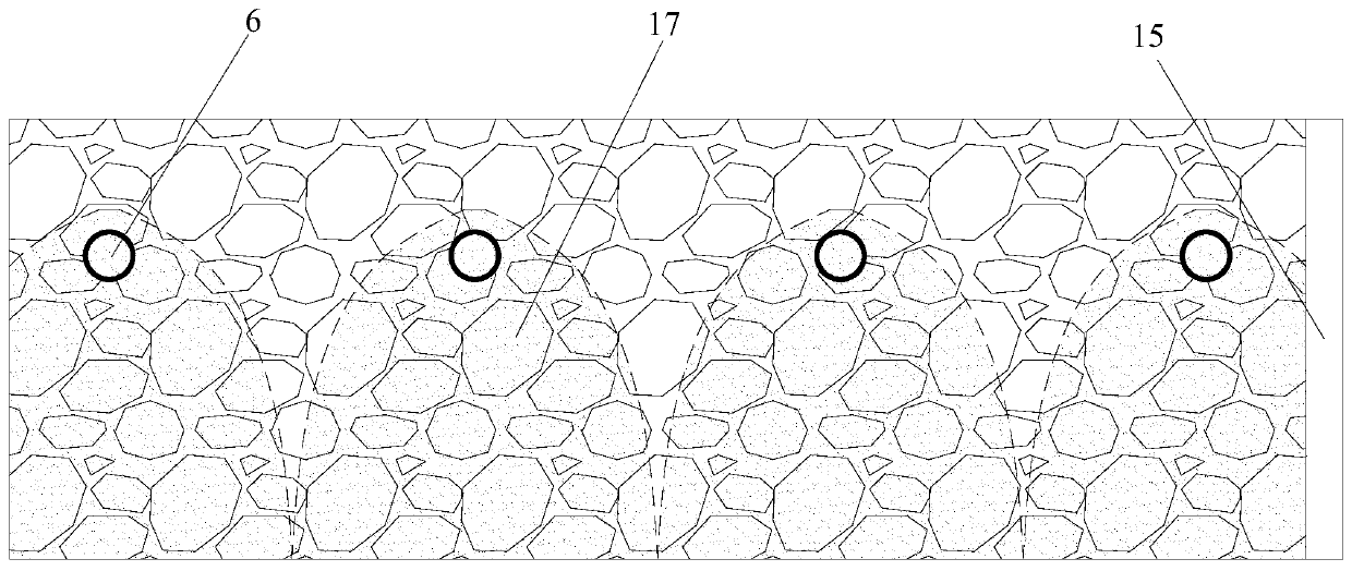 Settlement-limited stoping method for false mined-out layer support formed in combination with rock gangue