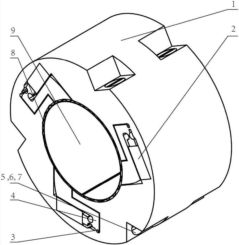 Novel active air foil bearing based on PZTs and flexible hinges