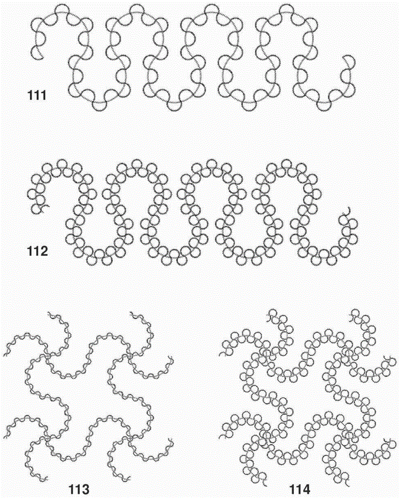 Self-similar and fractal design for stretchable electronics