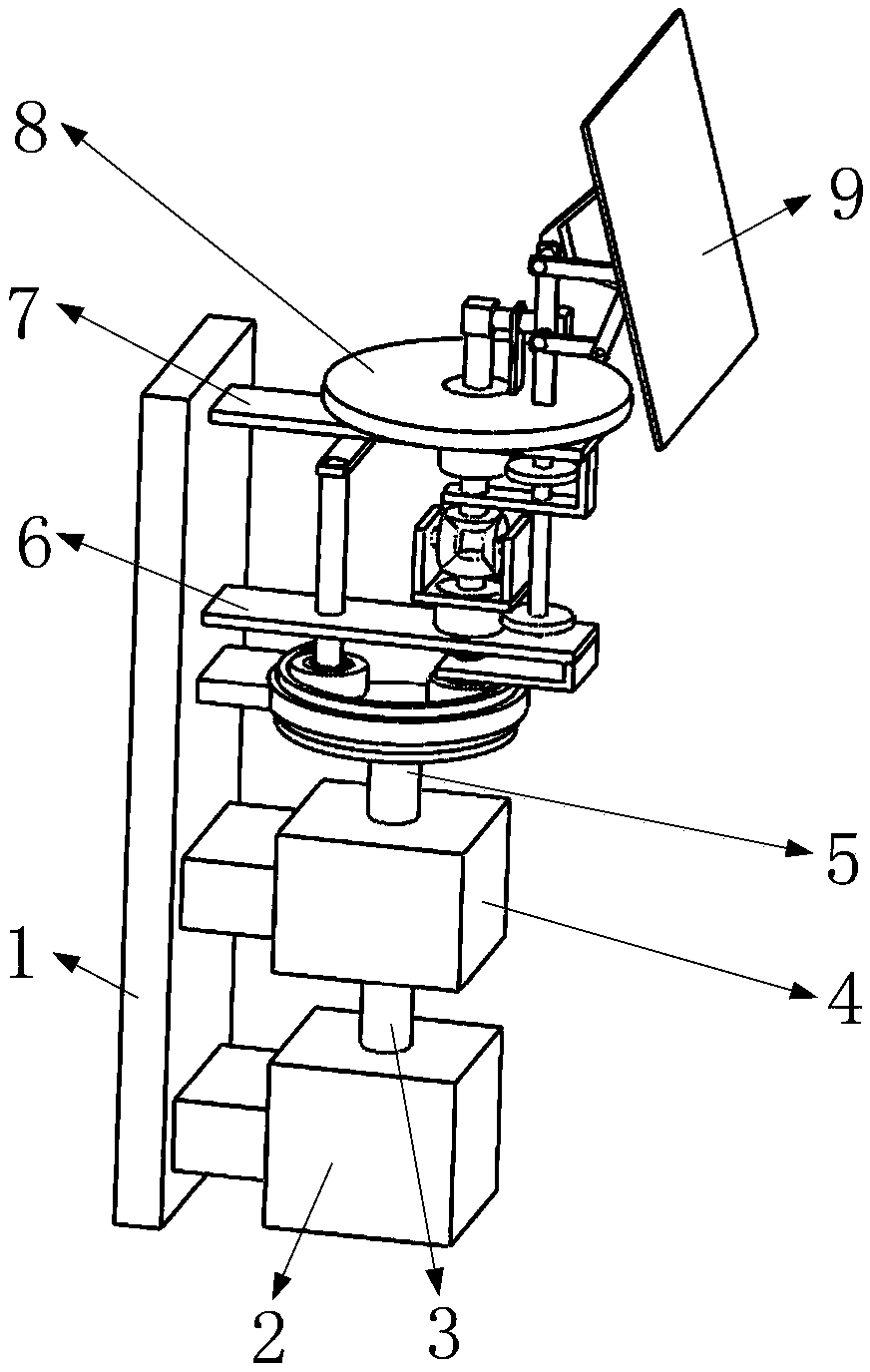 Heliostat used by solar power generating system