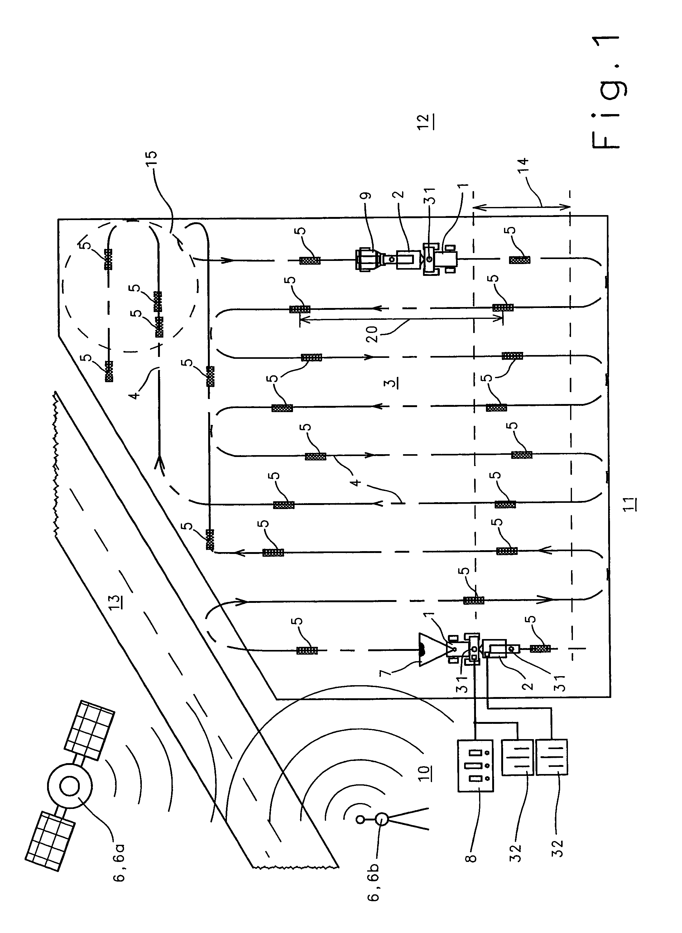 Bale set-down system