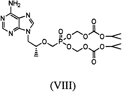 Tenofovir alafenamide fumarate impurity preparing method