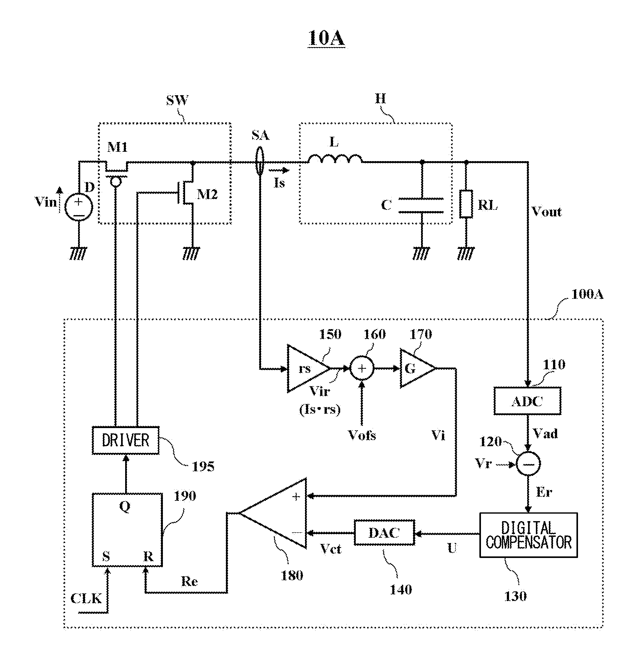 Switching power supply control circuit