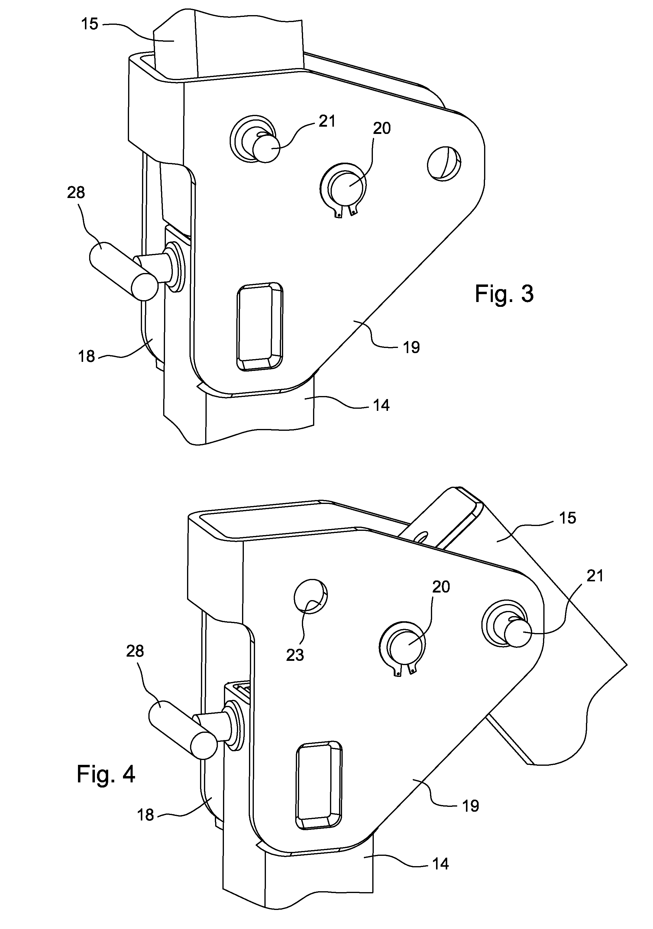 Folding rollover protection system