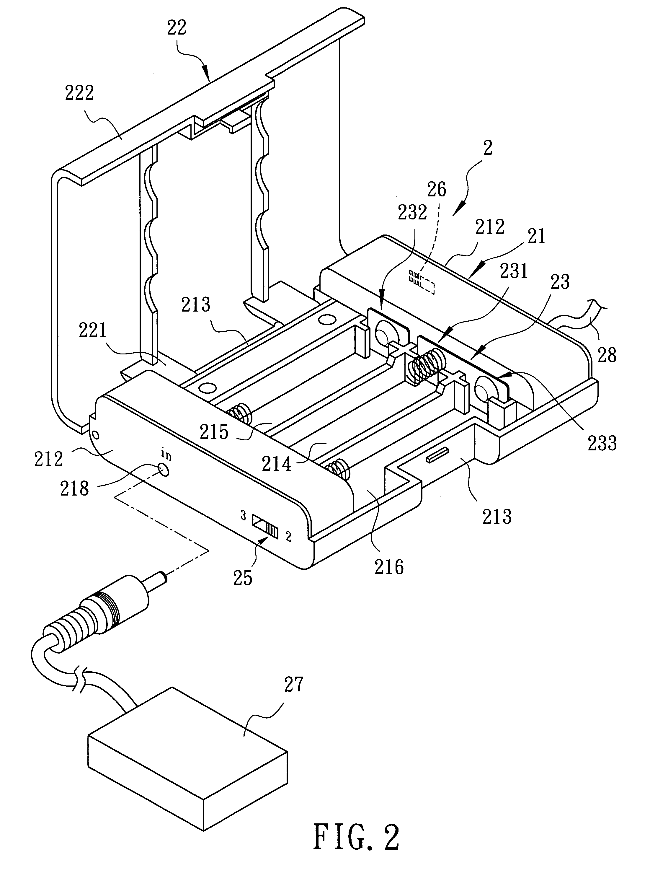 Portable power supplying device