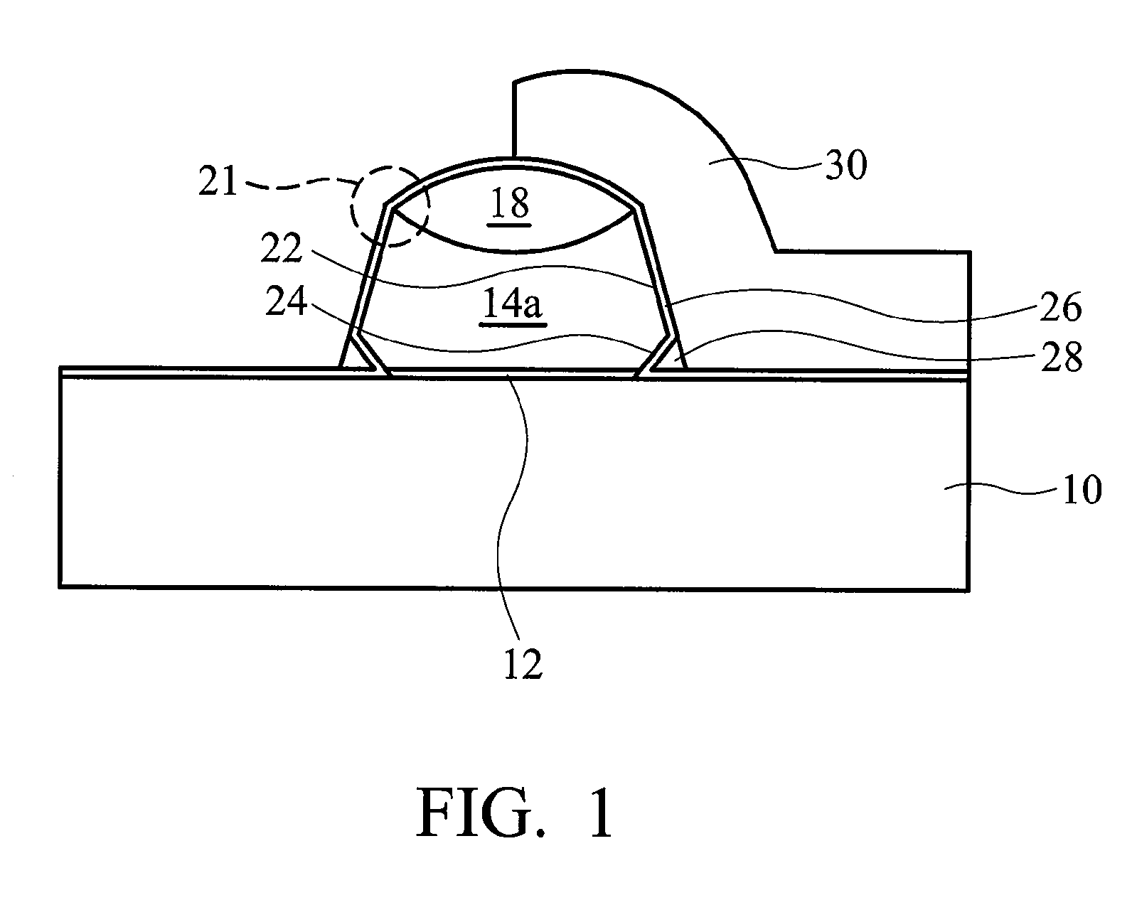 Floating gate with unique profile by means of undercutting for split-gate flash memory device