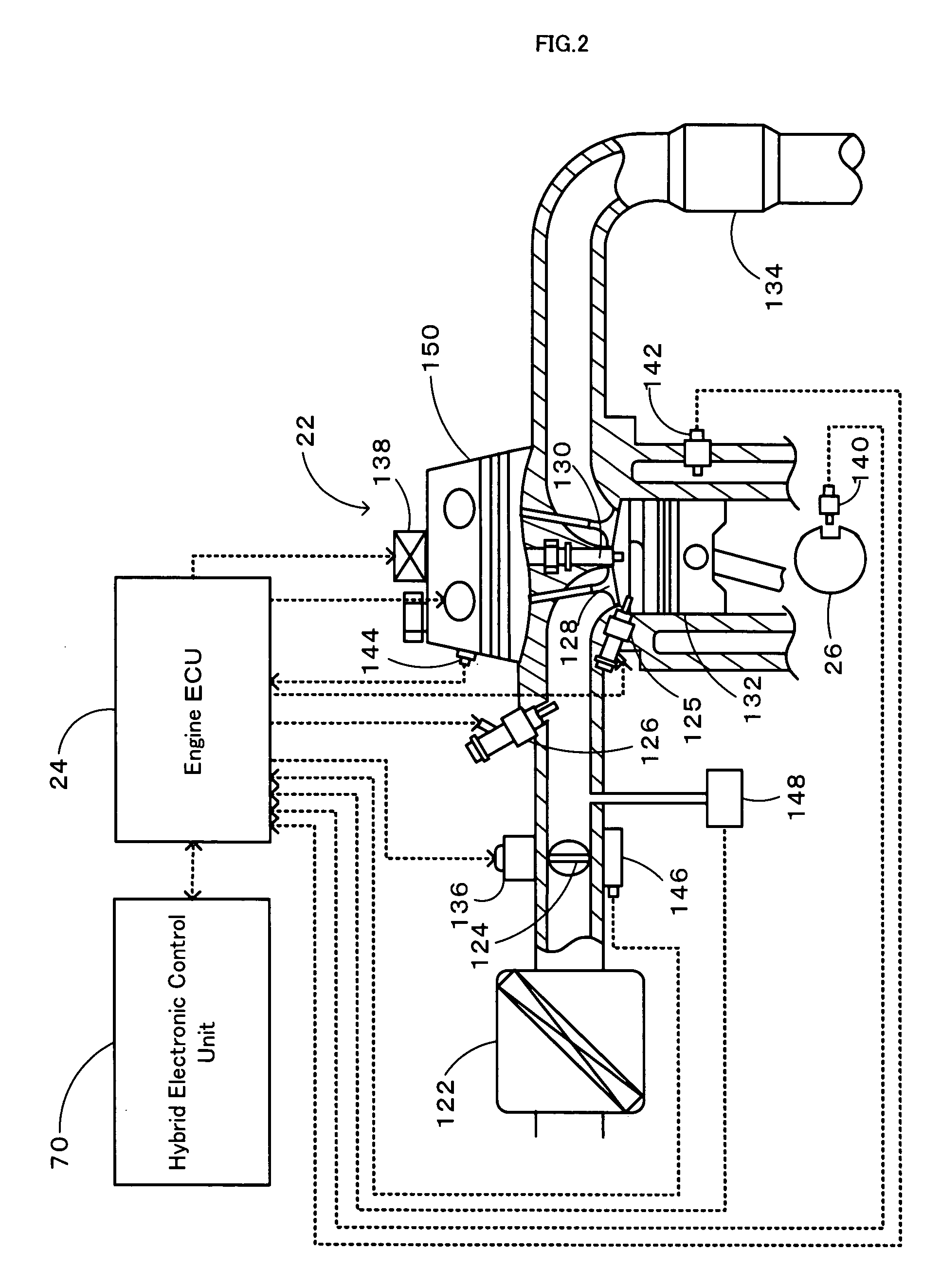 Power output apparatus, vehicle equipped with power output apparatus, and control method of power output apparatus