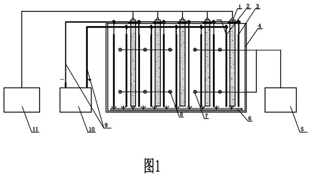 Composite catalytic oxidation treatment system for high-salinity wastewater