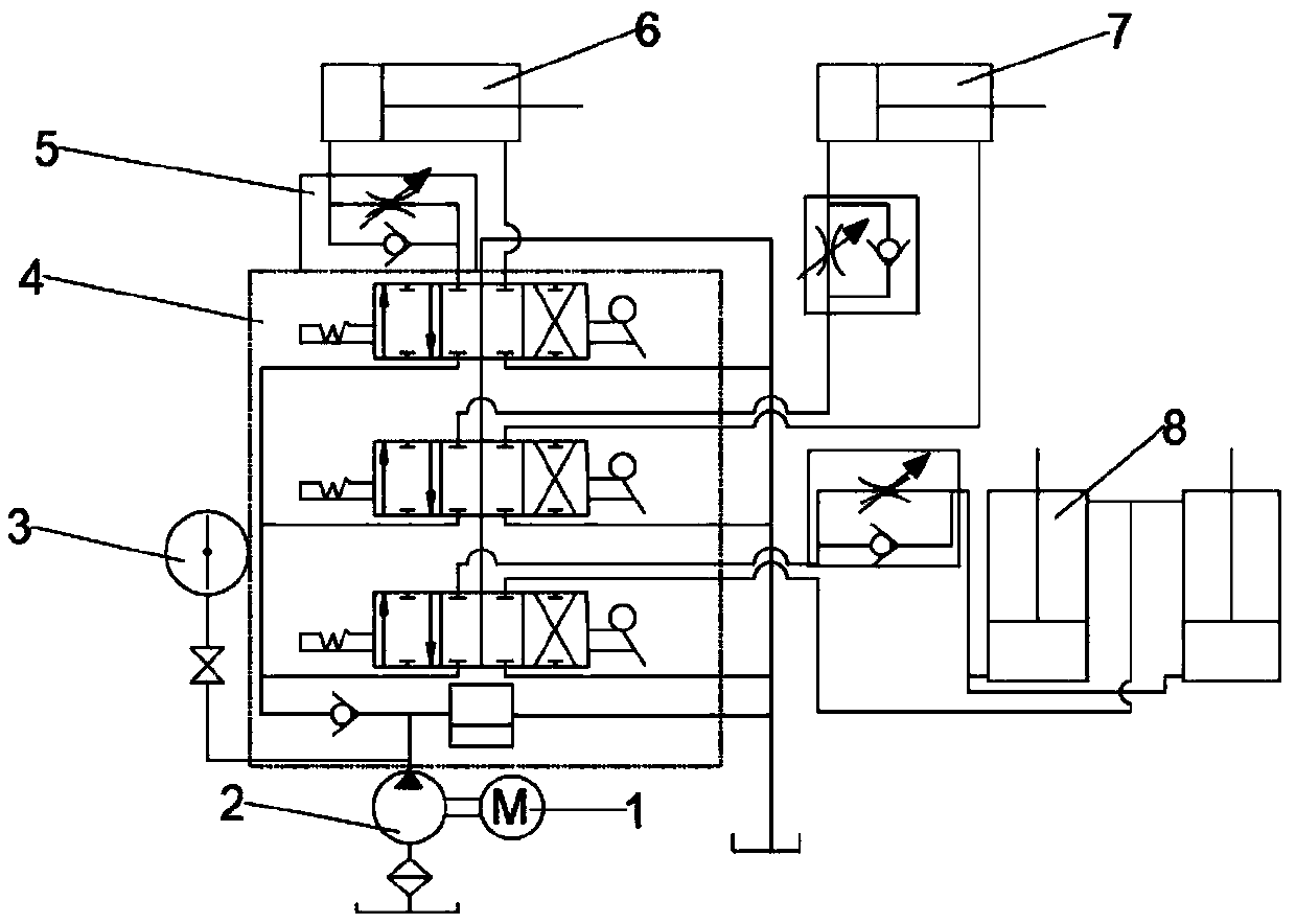 Water-surface floatage salvaging mechanical hand