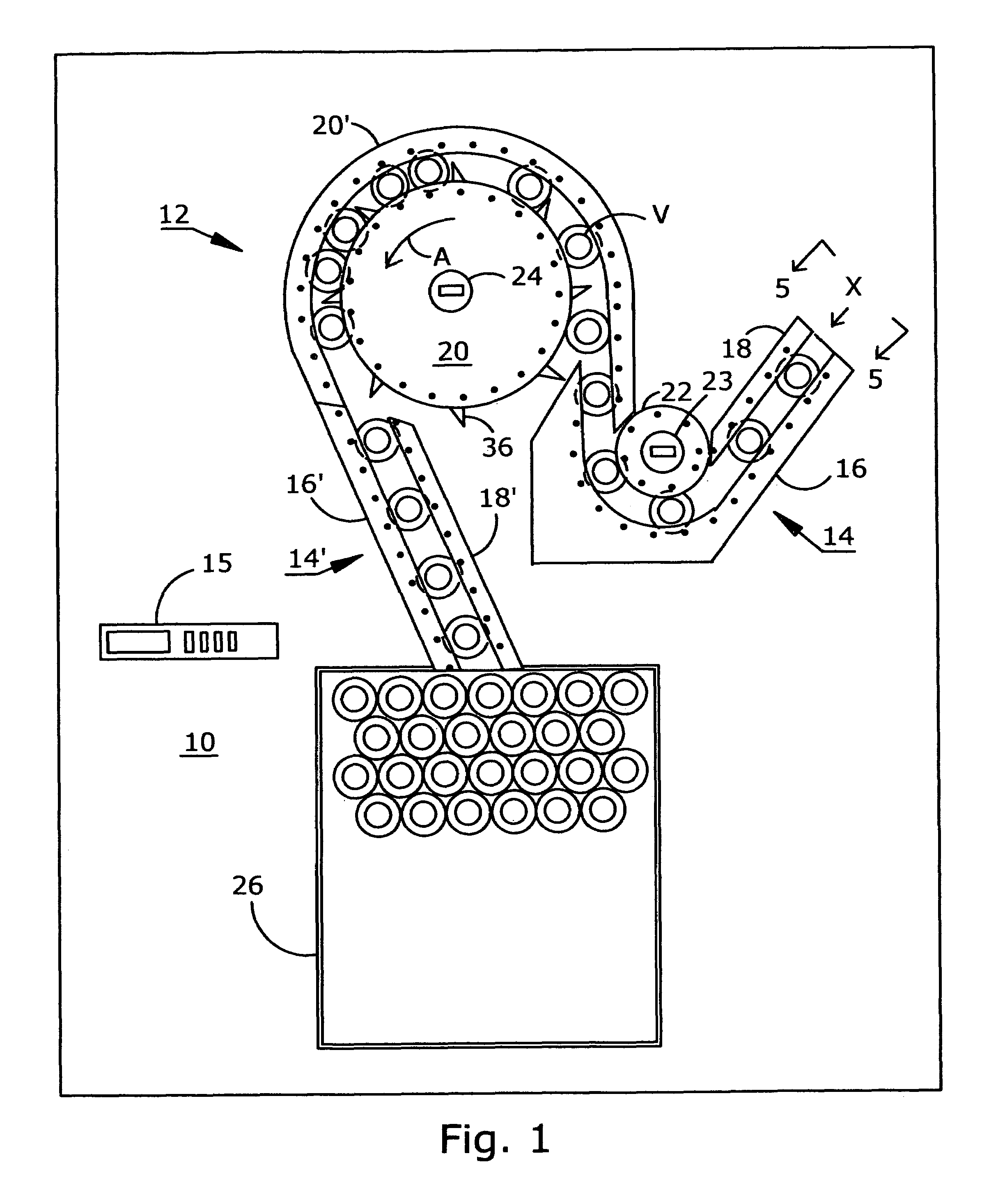 Apparatus for loading trays