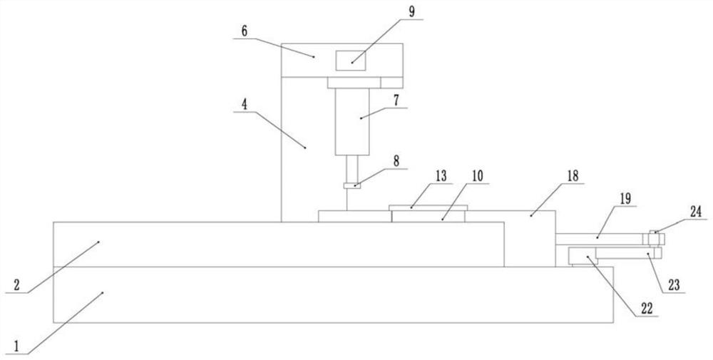 Building material strength detection device