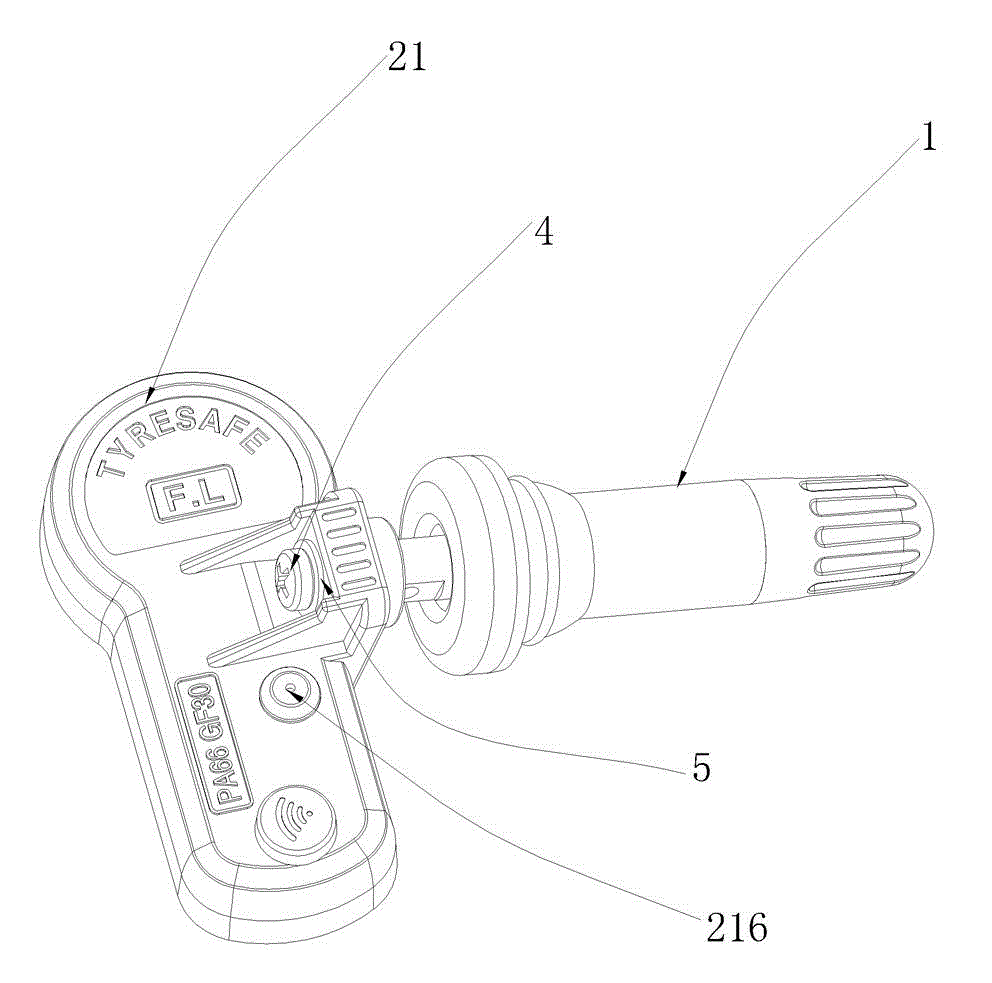 Multifunctional internally-installed tire pressure sensor