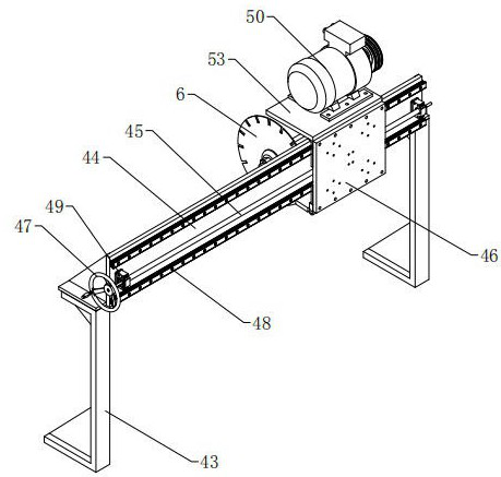 Integrated equipment for square pipe drilling and fixed length cutting