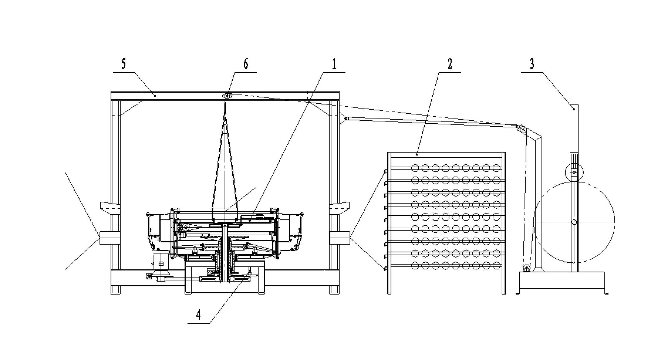 Plastic circular weaving machine