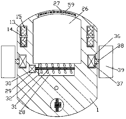 Highly flexible sweeping robot