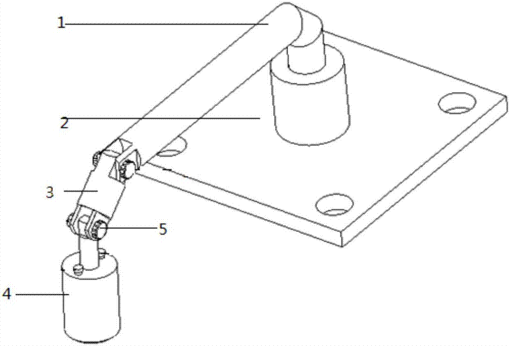 Polishing clamp device for metallographic structure analysis and working method of polishing clamp device